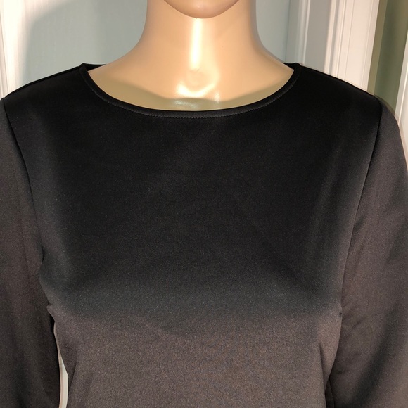 Isaac Mizrahi Live Black Top XS - Picture 2 of 8